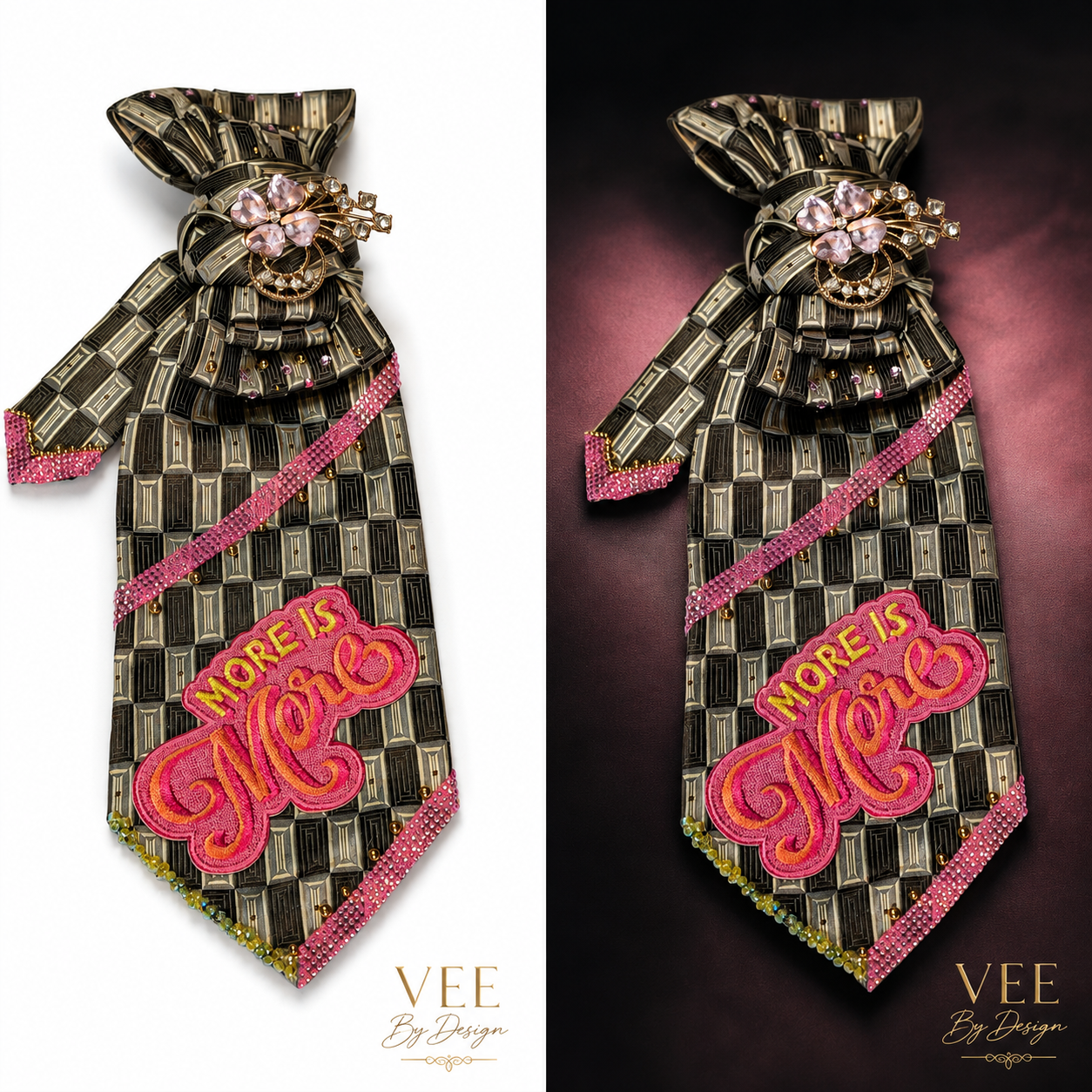 More Is More Statement Tie Necklace