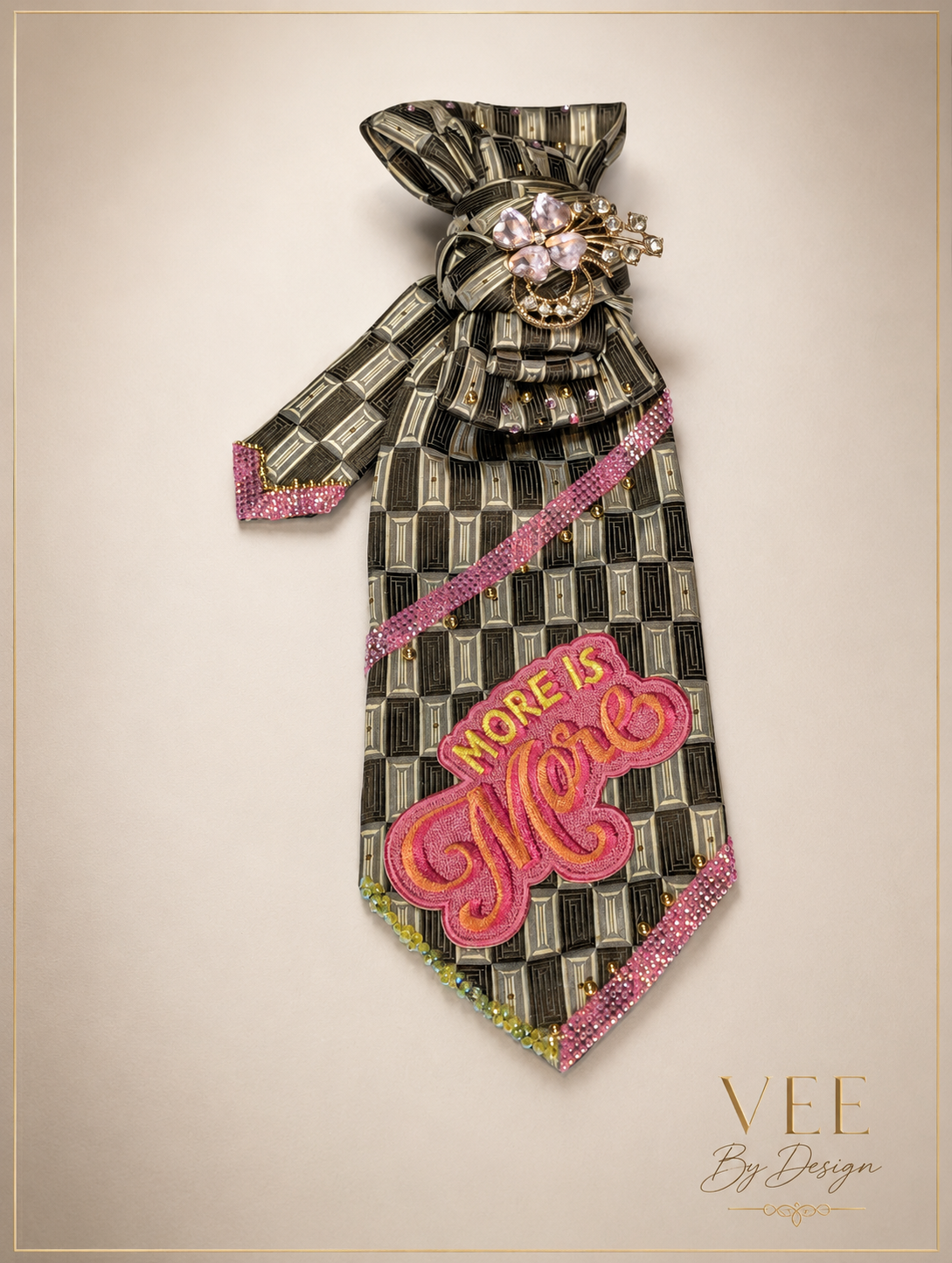More Is More  Statement Tie Necklace — view 2